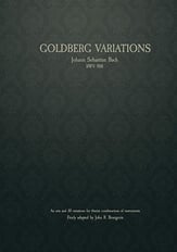 Goldberg Variations, BWV 988 Concert Band sheet music cover